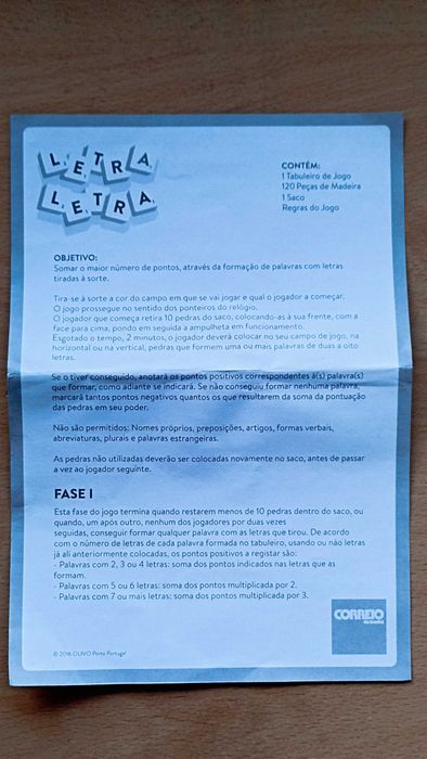 Letra a Letra - O Jogo (de tabuleiro) das Palavras Cruzadas