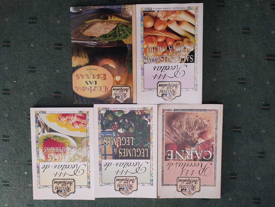 5 Livros de Culinária Receitas da Avó Rosalina