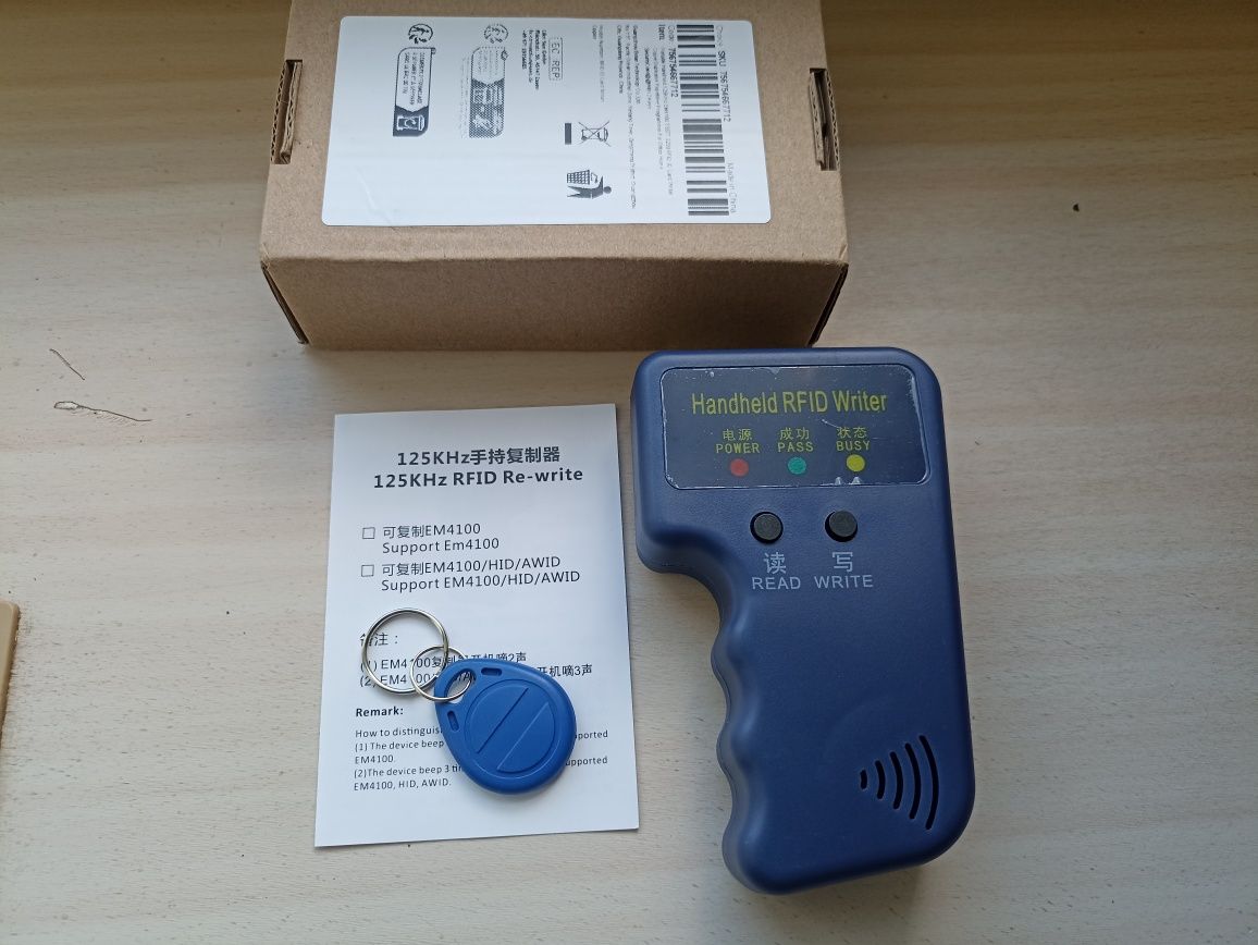 Дублікатор міток 125KHz RFID EM4305 T5577 + мітка у комплекті