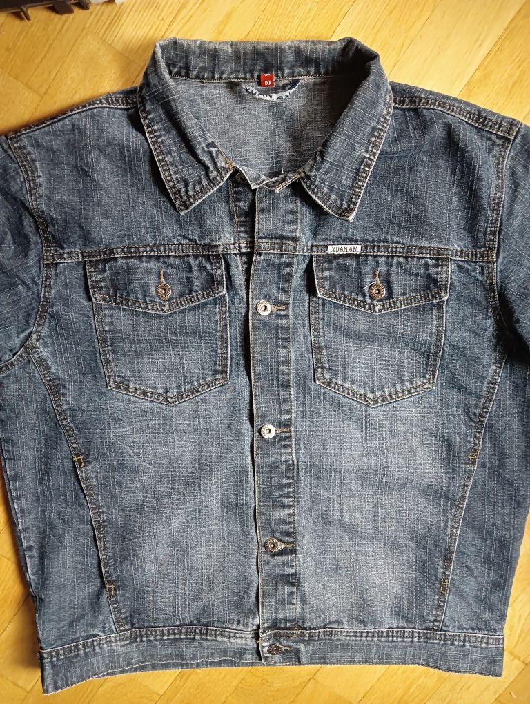 Kurtka bluza katana jeansowa XL western j. lee levis bawełna elastan