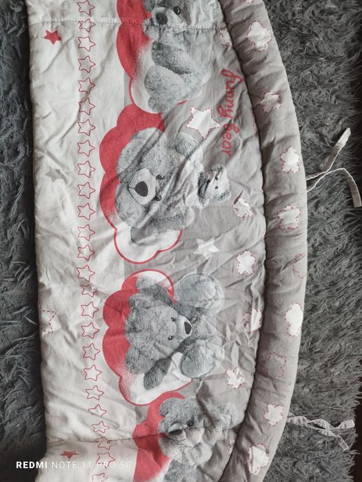 Ochraniacz na łóżeczko w misie