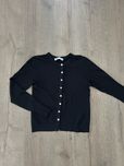 Czarny kardigan sweter ozdobne eleganckie guziki Zara M