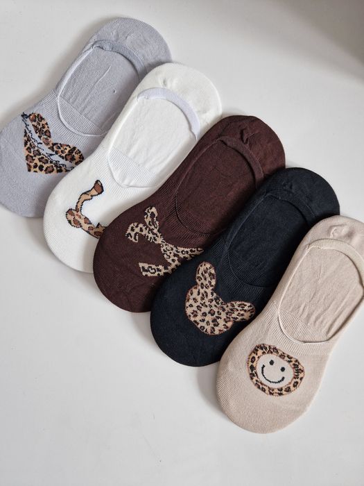 Stopki damskie 5 par 39-41 bawełna 95%