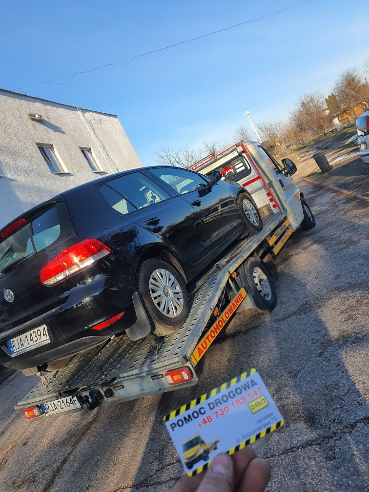Pomoc drogowa/transport maszyn i pojazdów