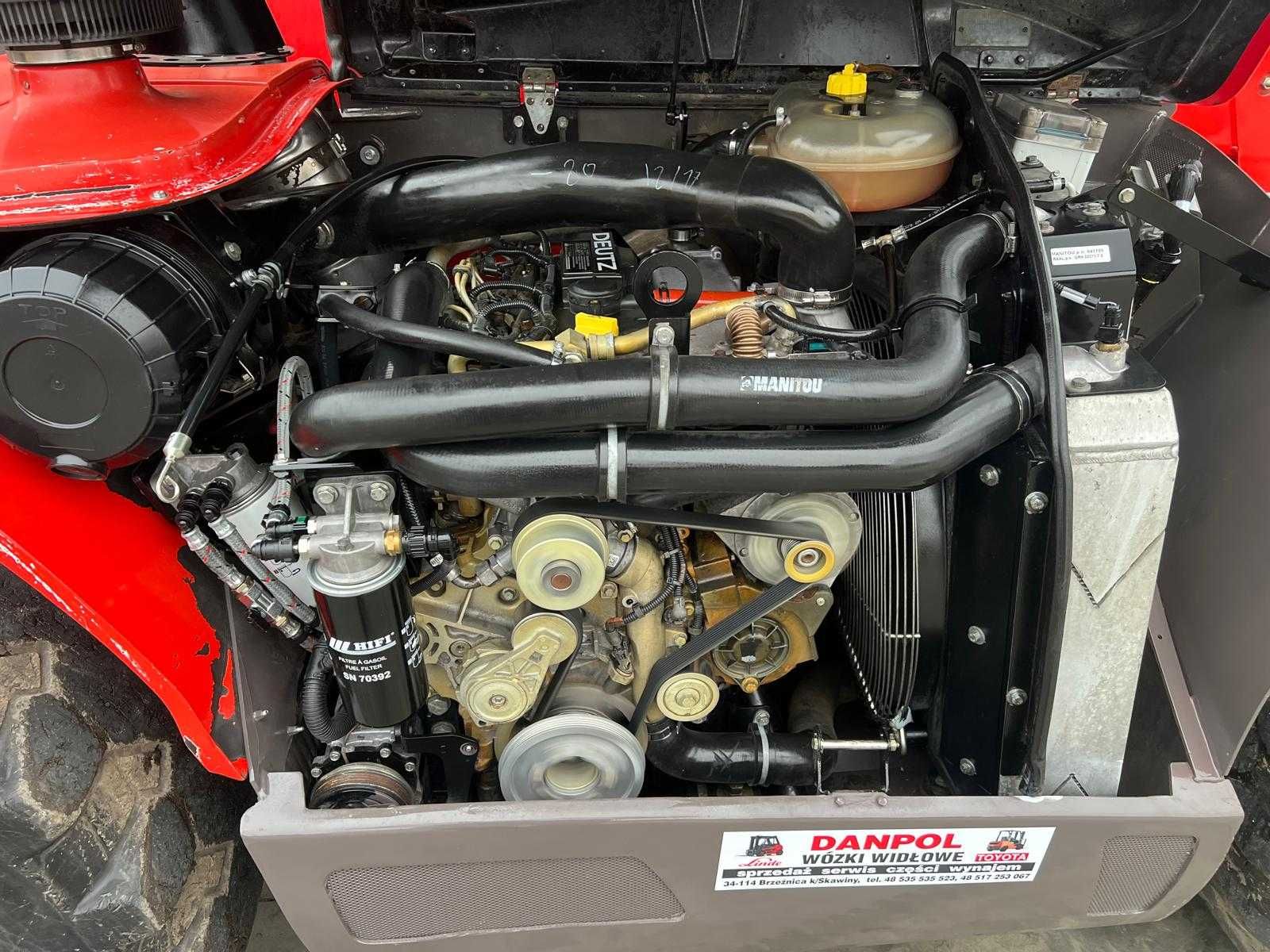 Ładowarka teleskopowa MANITOU MLT634 120PS widły