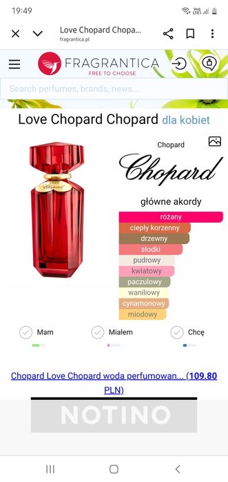 Chopard love 100ml
