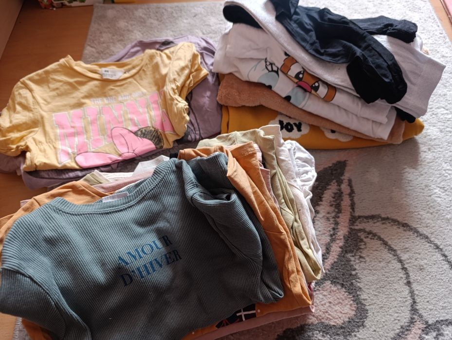 Paka ubrań dla dziewczynki 110/116 Zara, lupilu, H&M, c&a i inne