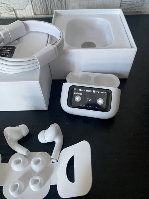 Бездротові навушники AirPro 2 з дисплеєм беспроводные наушники