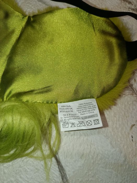 Маска для сна Гринч повязка для сна Grinch