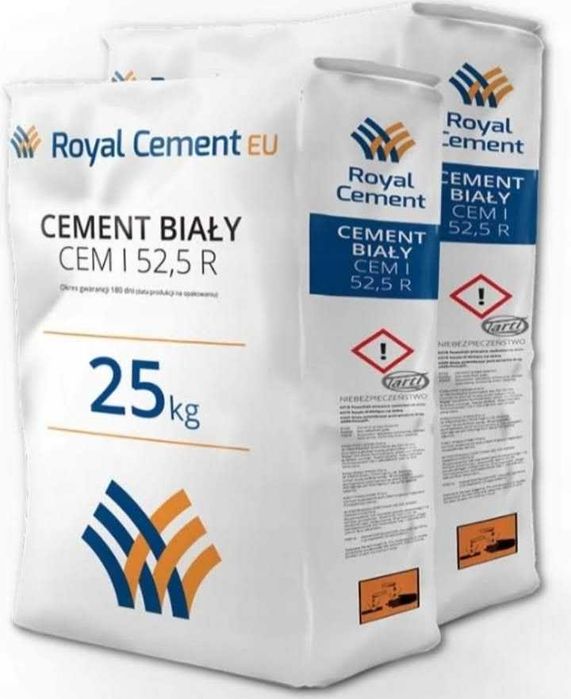 Cement biały 52,5R - 25kg