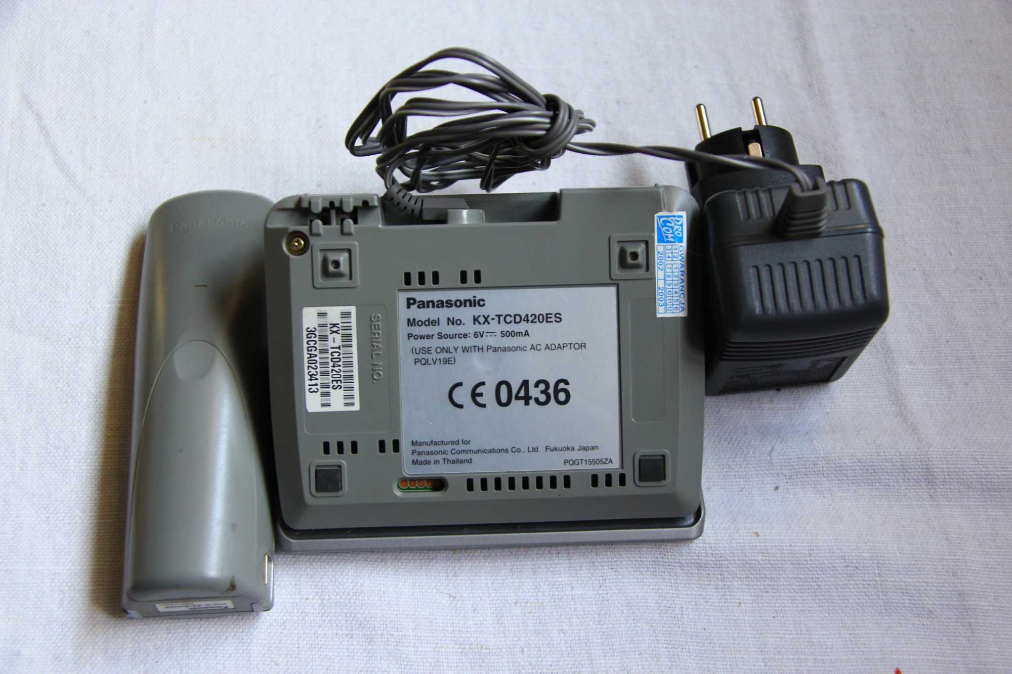 Telefon bezprzewodowy Panasonic KX-TCD420ES