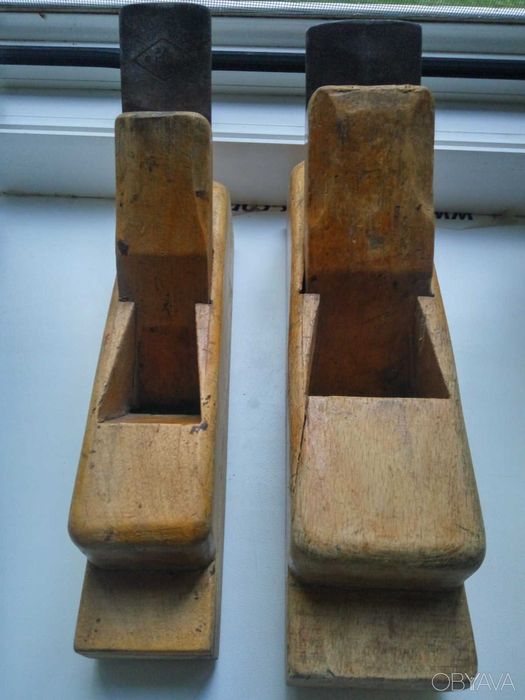 Два ручных, деревянных рубанка. (СССР)