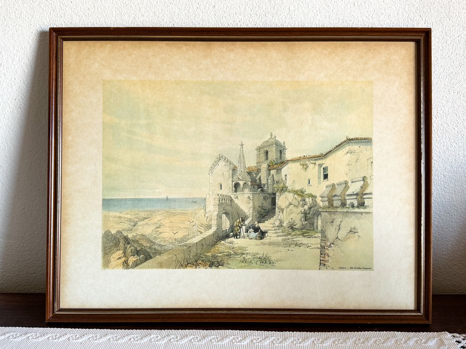 Quadro antigo de Sintra - Convento da Pena