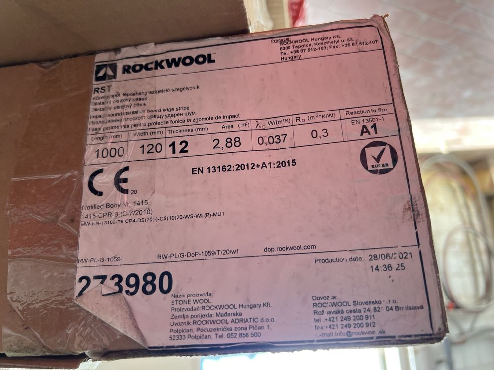 Wełna dylatacyjna Rockwool RST okazja
