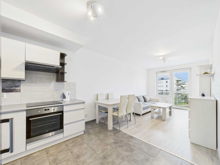 Nowoczesne dwupokojowe z miejscem w garażowcu -na zamykanym osiedlu