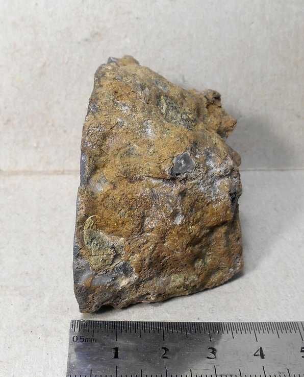 Агат натуральный жеода серо-голубой полировка 150 гр.