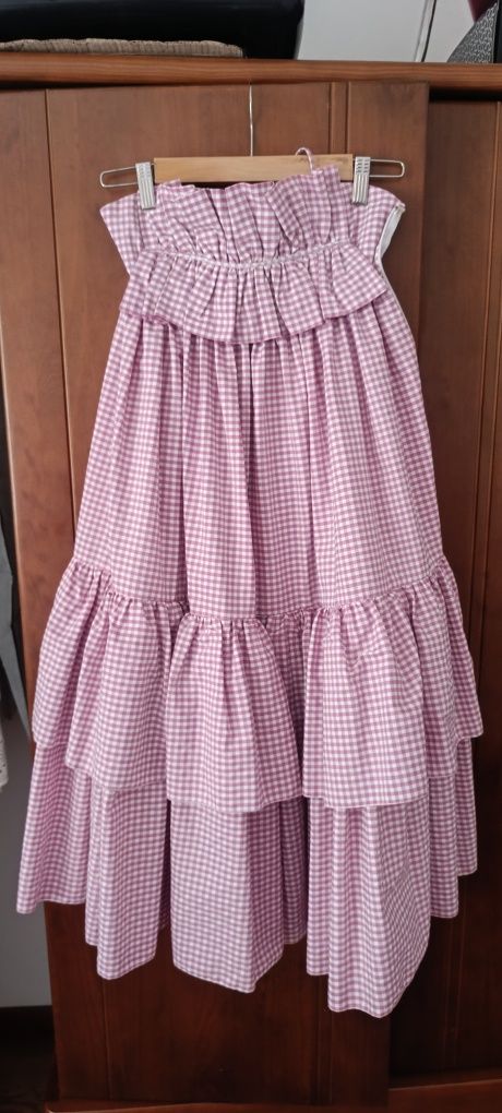 Vestido xadrez marca portuguesa Misses White
