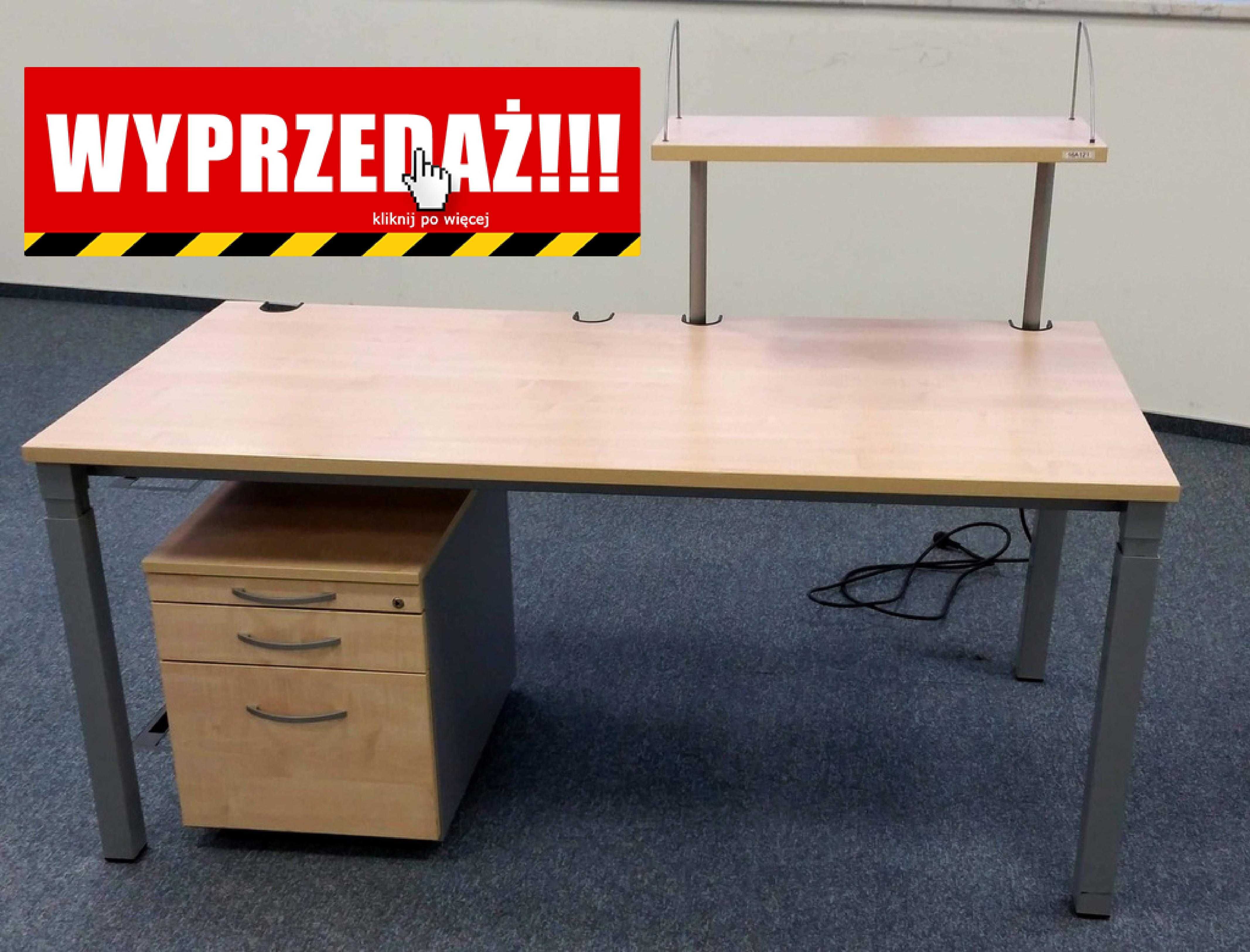 Meble biurowe, biurko, kontenerek + fotel Kinarps 5000 WYPRZEDAŻ!!!