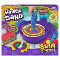 Kinetic Sand ZAKRĘCONE kolory OBROTOWA MASZYNKA nowa zabawka