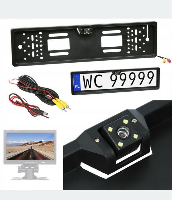 Kamera cofania w ramce od Rejestracji