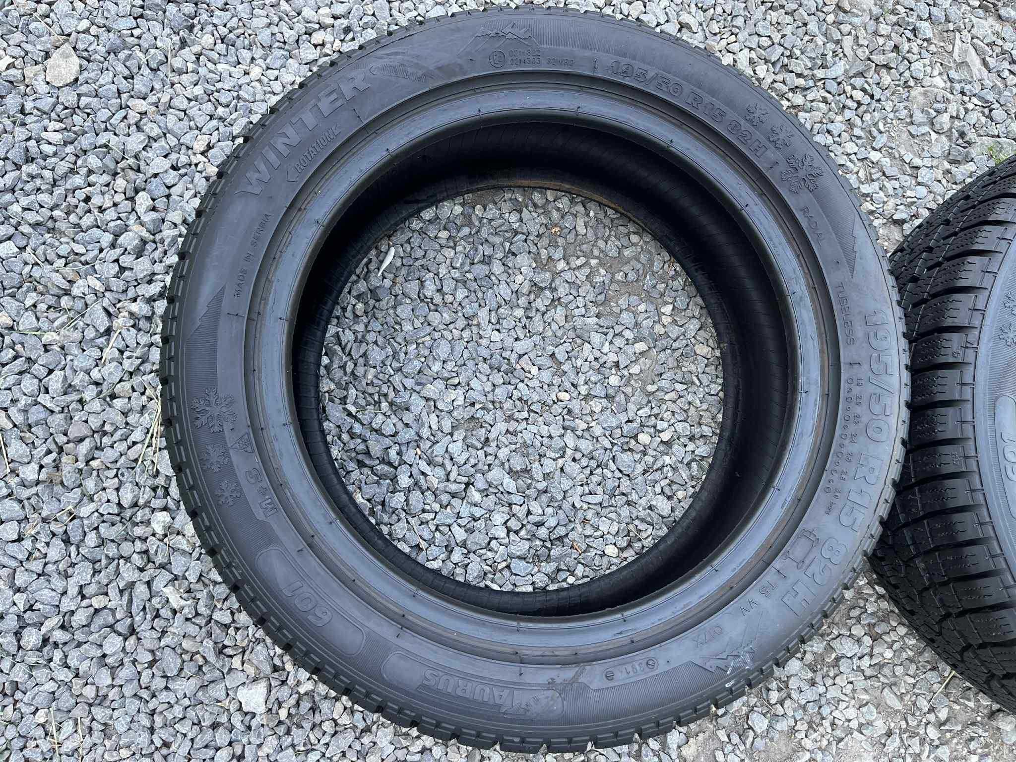 Opony 195/50R15 Taurus Winter 601 Zima 2sztuki 7,69mm bieżnika