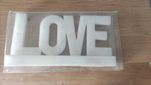 Napis LOVE podświetlany 42cm/22cm