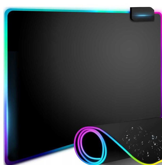 Podkładka Gamingowa Pod Mysz Kolorowa RGB 35x25cm