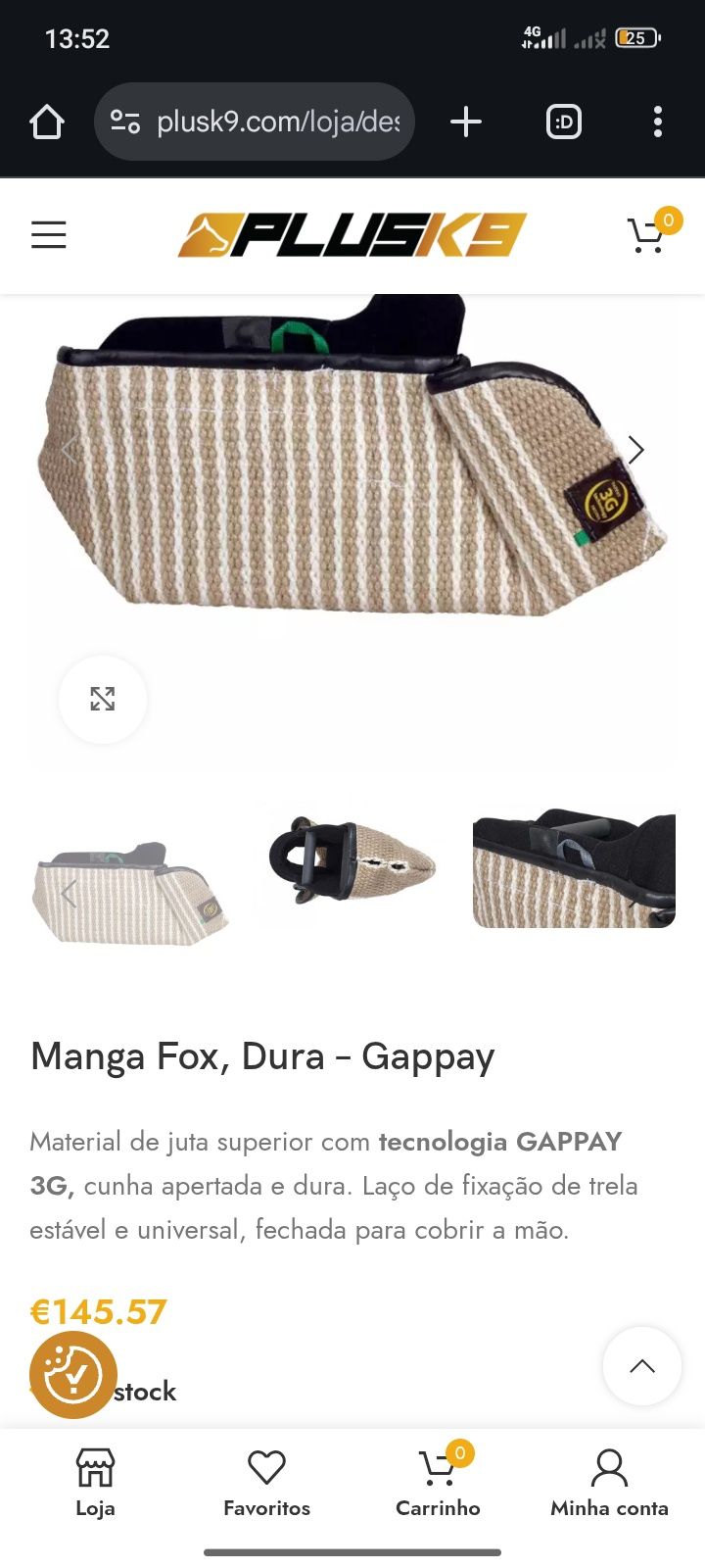 Material de treino canino