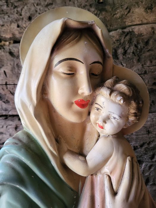 Maryja z dzieciątkiem Jezus Matka Boska figurka