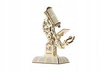 Mikroskop - drewniane, mechaniczne puzzle 3D DIY