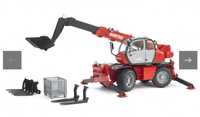 Игрушка Bruder погрузчик Manitou MRT 2150 телескопический с ковшом