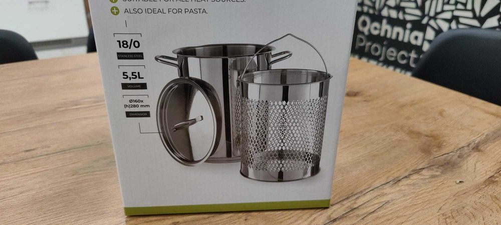 WYPRZEDAŻ EKSPOZYCJI - Garnek do szparagów XL - Hendi 833100 - nowy