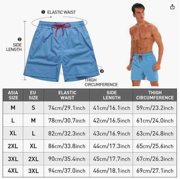 Męskie spodenki/szorty na basen Arcweg ciemny granatowy rozmiar 3XL
