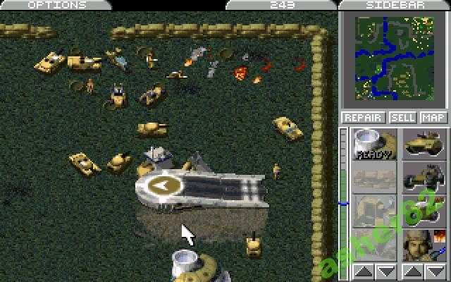 Игра на Sega Saturn "Command & Conquer" (PAL)