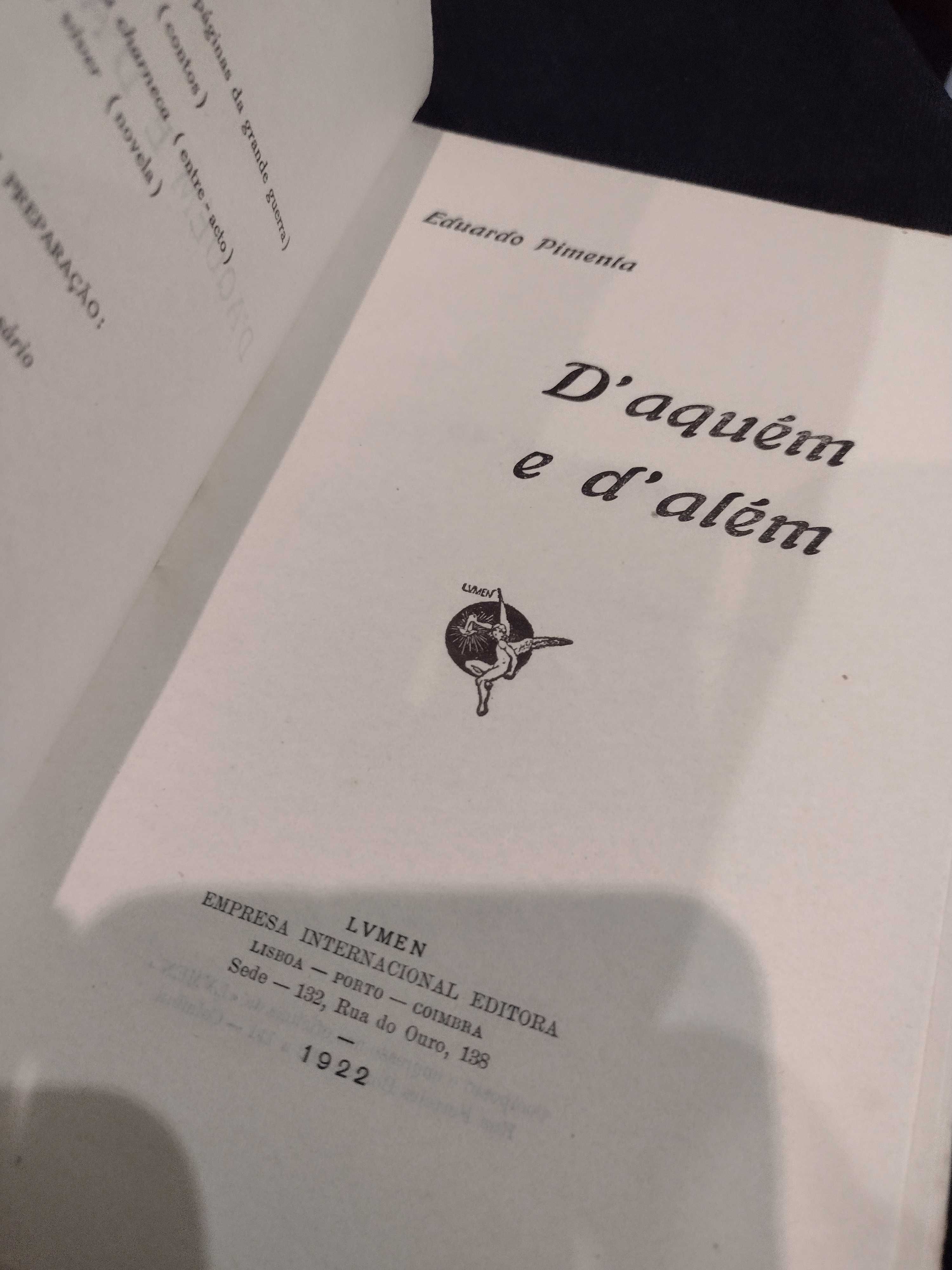 D´Aquém e D´Além - Eduardo Pimenta 1922