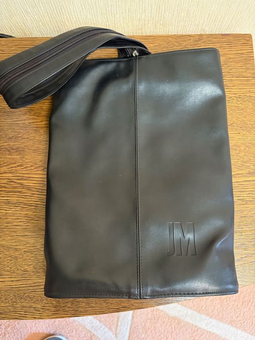 Сумка через плече шкіряна JM