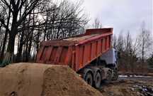 Piasek zasypowy z transportem