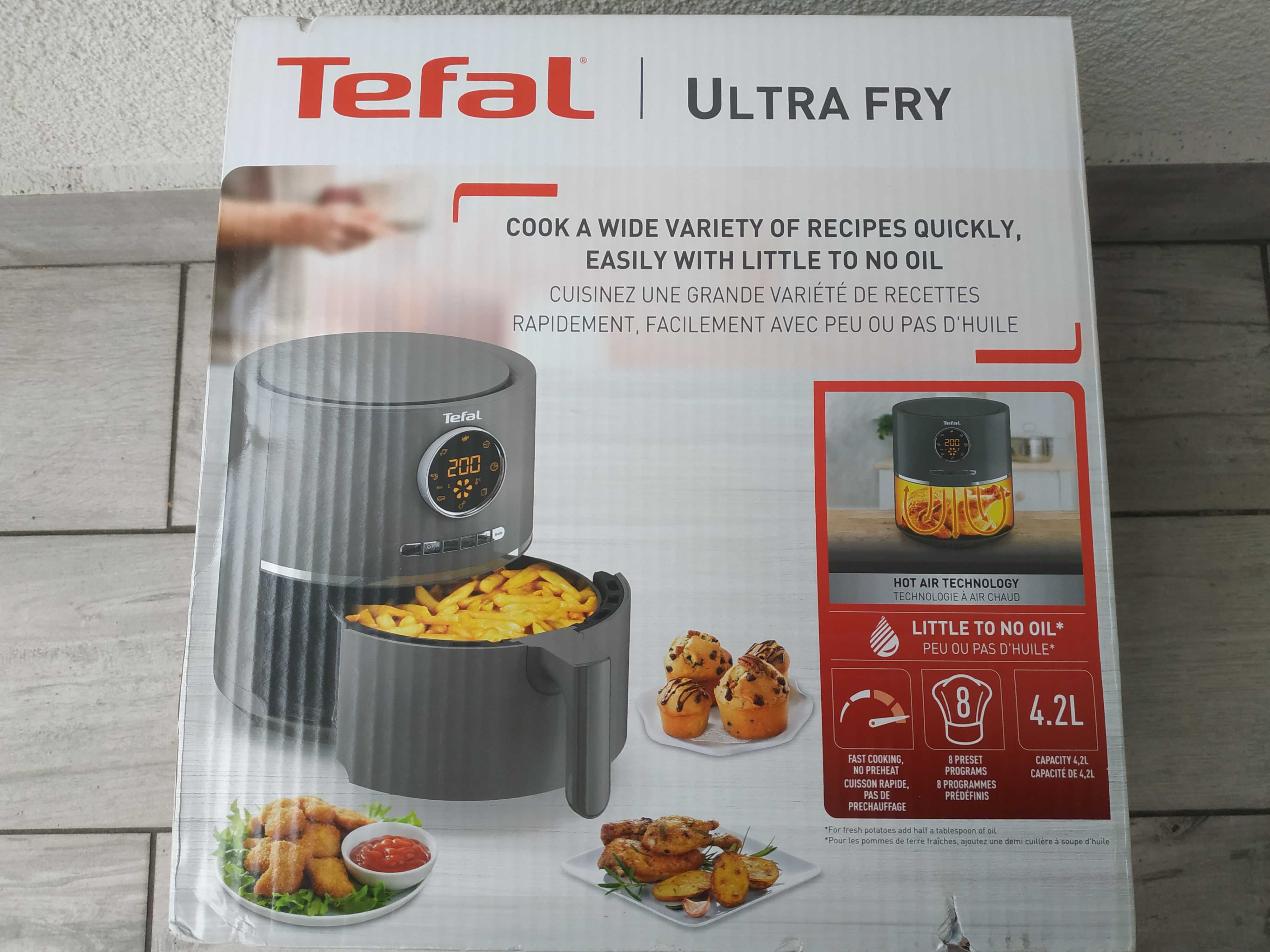 TEFAL Ultra Fry frytkownica beztłuszczowa 4,2L 1630W NOWA Warszawa