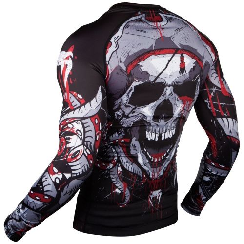 РАШГАРД Термуха Venum Pirate 3.0 Rashguard LONG SLEEVES BLACK RED