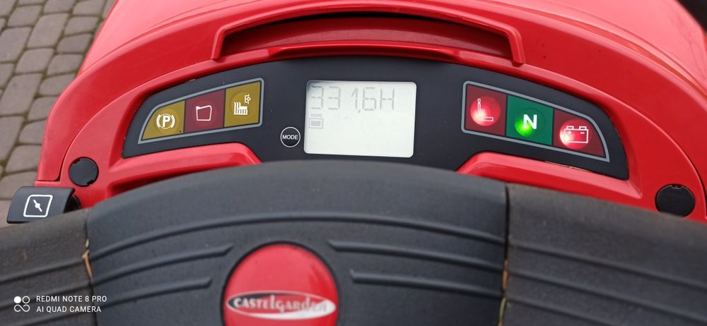 Traktorek kosiarka Castel Garden,Honda 17 HP pompa oleju,hydro