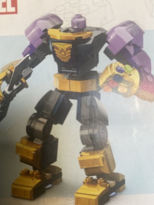 LEGO 76242 – Thanos Mech Armor 	•	Peças: 113