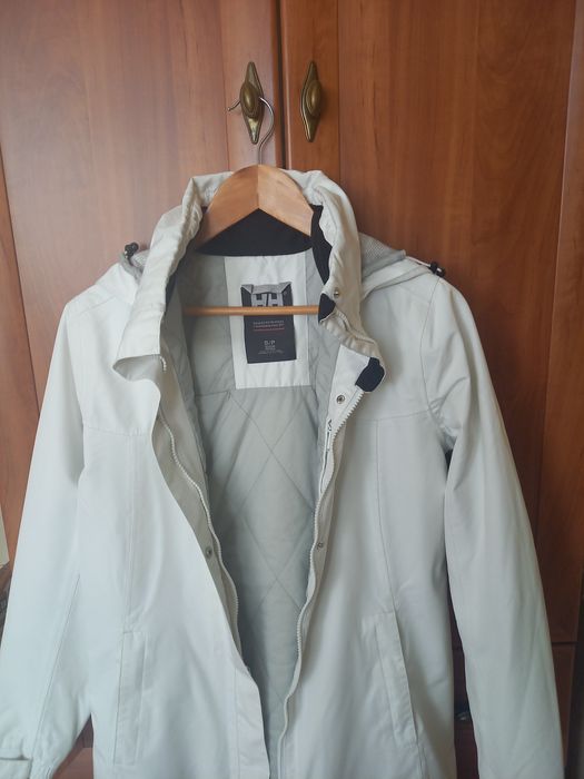 Biała na ocieplanej podszewce parka HELLY HANSEN  rozmiar S