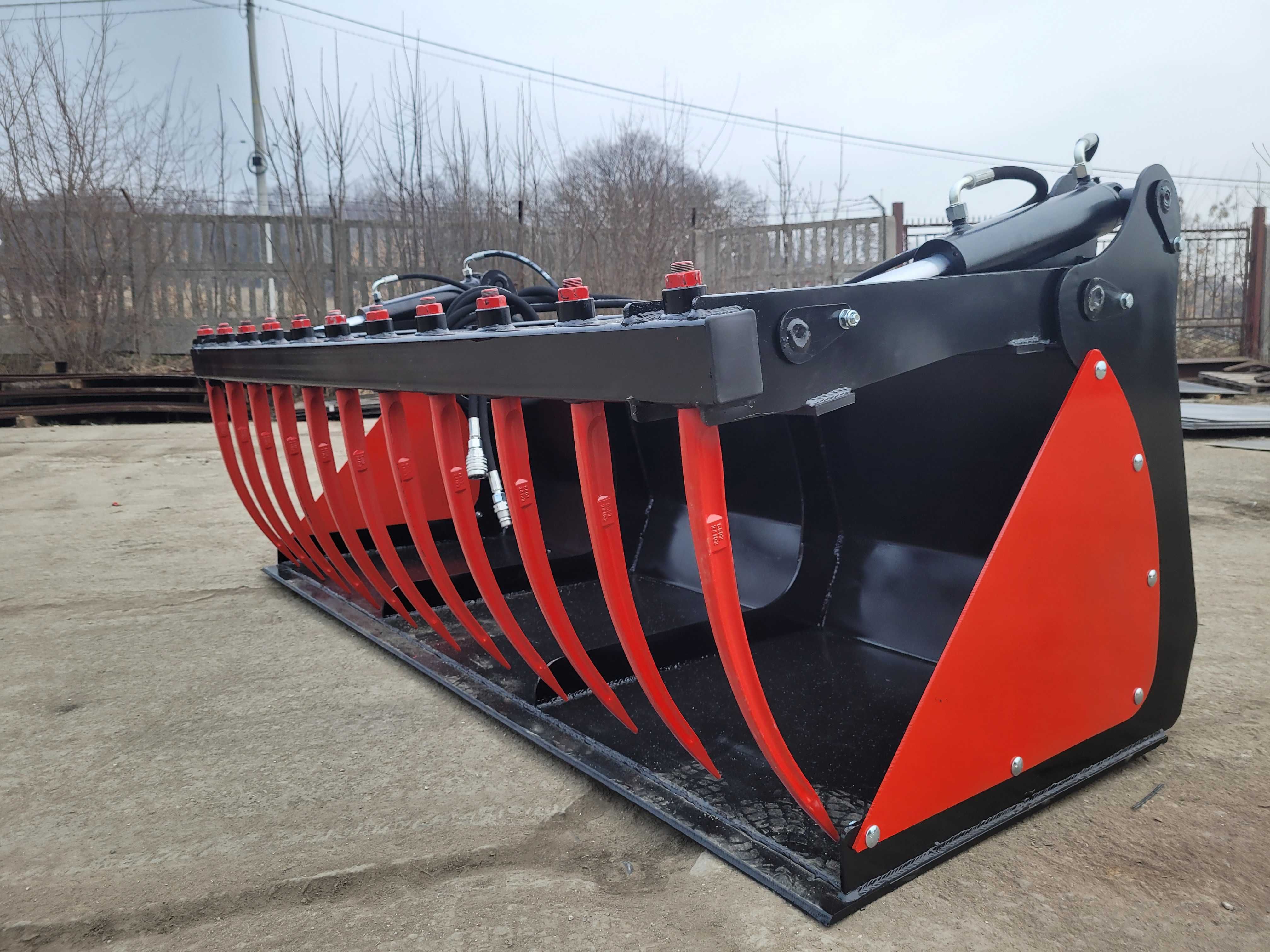 Krokodyl do obornika Łyżko-krokodyl do tura ciągnika 1.2m 1.4m 1.6m