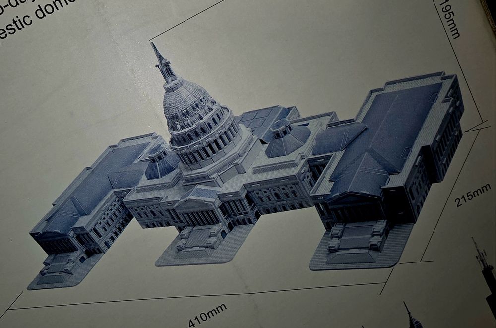 Puzzle 3d budowla capitol hill