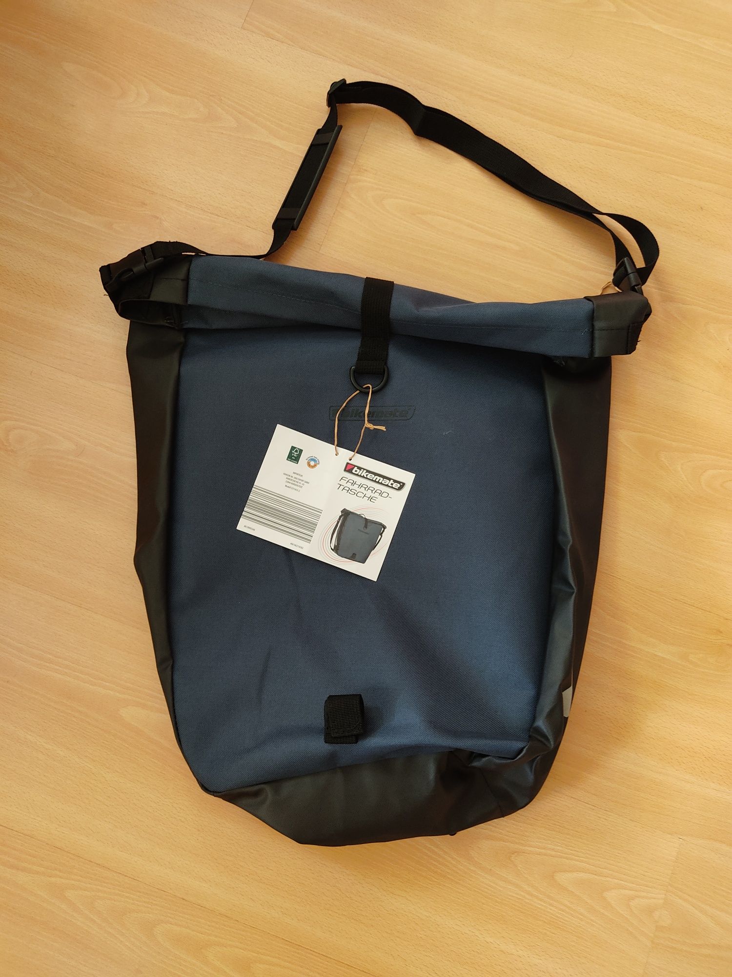 Torba na rower + worek przeciwdeszczowy wbudowany