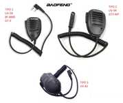 Microfone/Coluna de mão PTT p/Baofeng todos os modelos