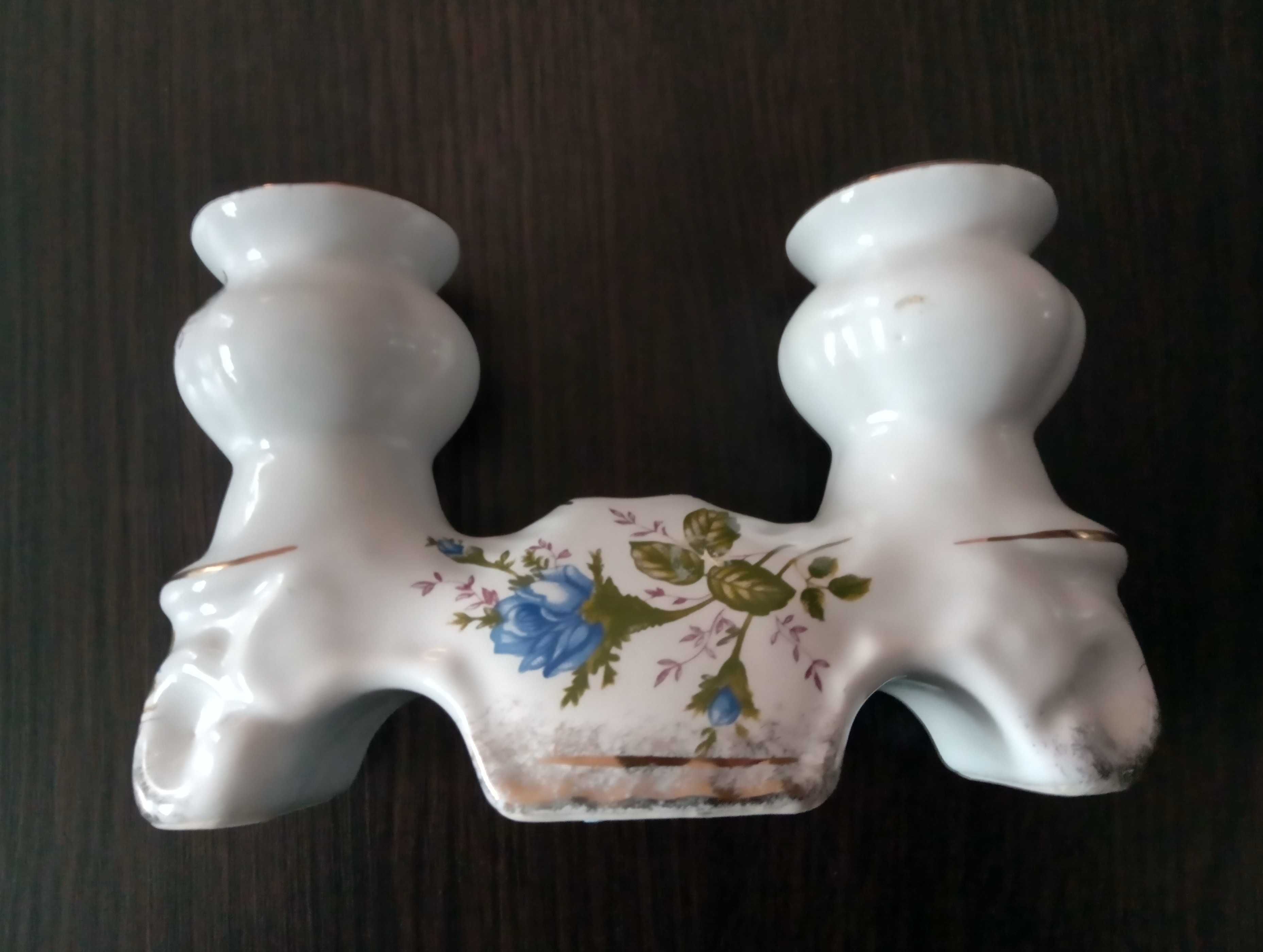 Świecznik dwuramienny porcelanowy Total Design