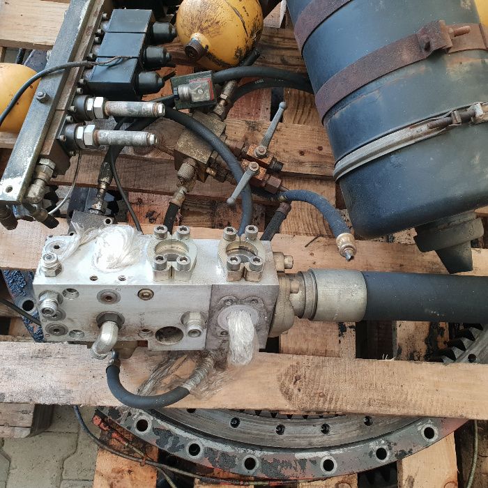 koparka cat caterpillar 206 bft obrotnica hydrauliczna elektryczna