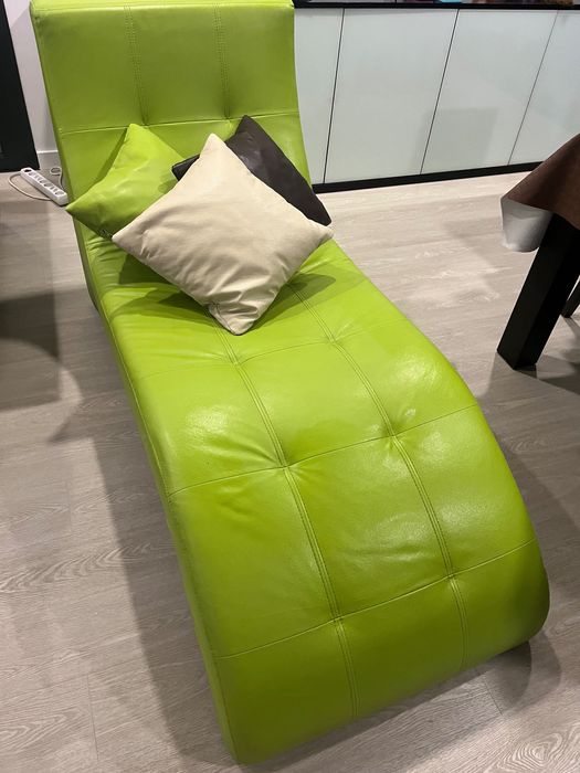 Chaise longue verde