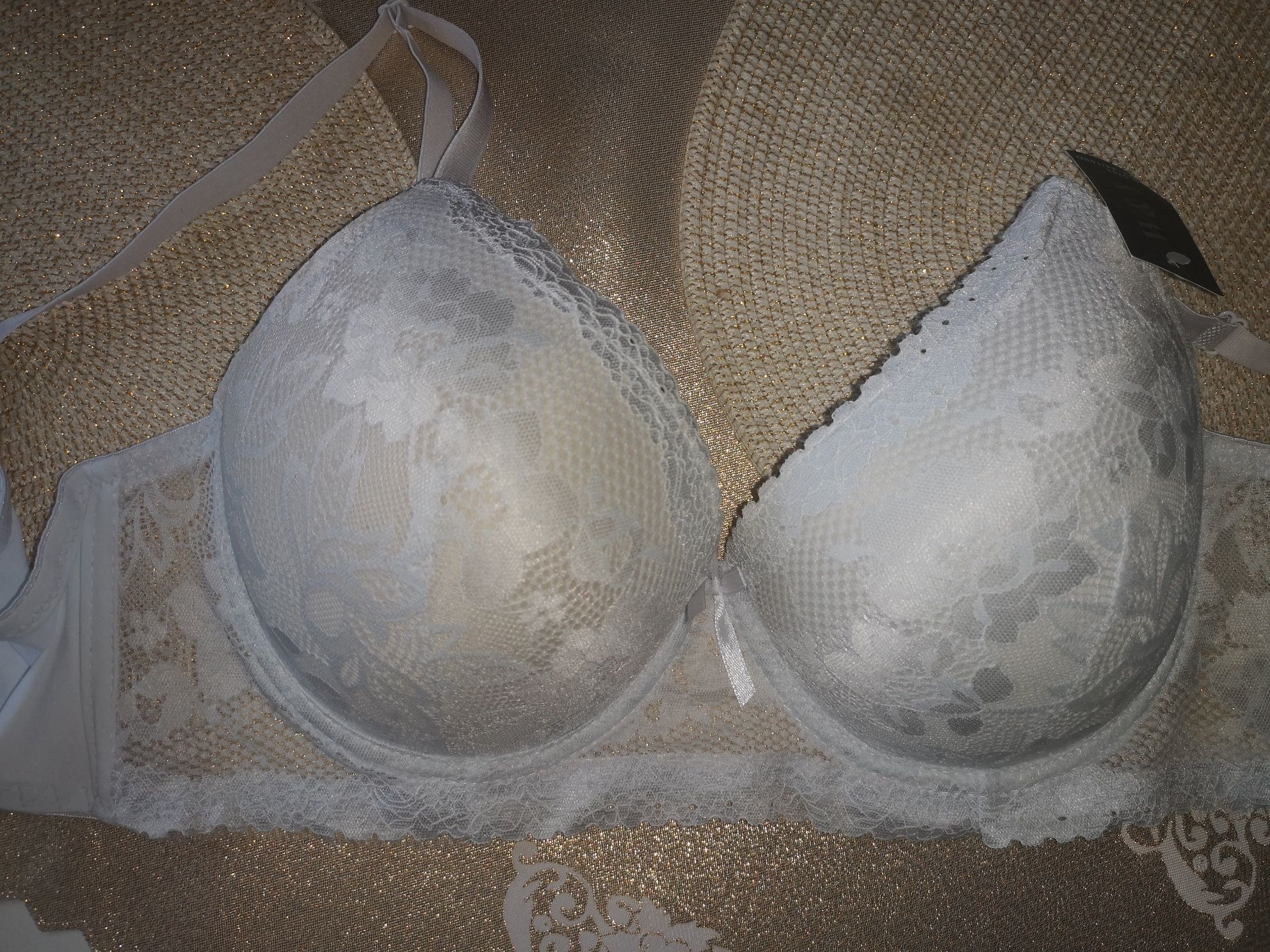 Stanik 100D biały